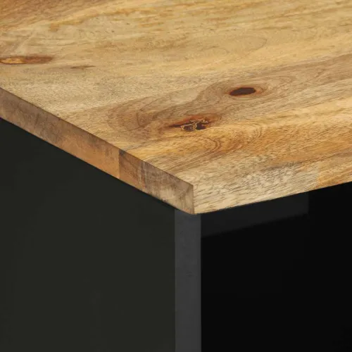 TV ormarić crni 80x33,5x46 cm Puno grubo drvo Mango Cijena
