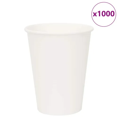 papirnate šalice za kavu 1000 kom 12 oz 300 ml bijele - 1 300 ml 300 ml Cijena