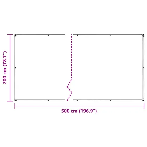 Pokrivač za biljke s ušicama 2x5 m PVC - 2 x 5 m 1 Cijena