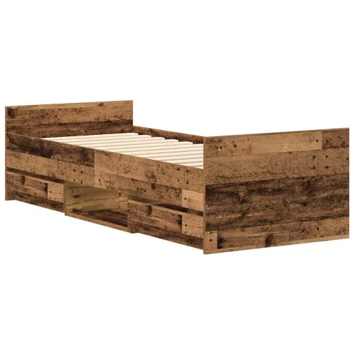 Okvir kreveta bez madraca staro drvo 90x190 cm - Staro drvo 90 x 190 cm Cijena