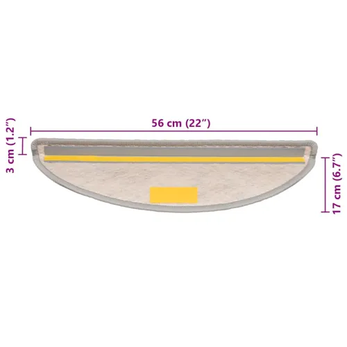 Prostirke za stepenice Samoljepljive u izgledu sisala 30 kom - Platina 56 x 17 x 3 cm 30 Cijena
