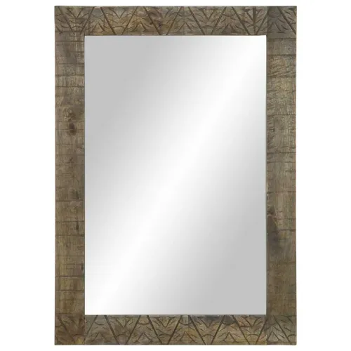 Ogledalo za kupaonicu 50x2,5x70 cm Puno drvo Mango Cijena