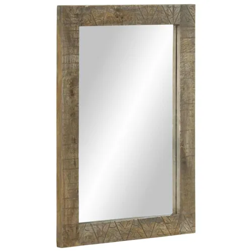 Ogledalo za kupaonicu 50x2,5x70 cm Puno drvo Mango Cijena