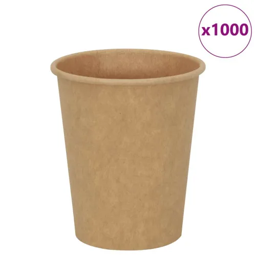 papirnate šalice za kavu 1000 kom 8 oz 200 ml smeđe - 1 200 ml 200 ml Cijena
