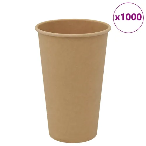 papirnate šalice za kavu 1000 kom 16 oz 400 ml smeđe - 1 400 ml 400 ml Cijena
