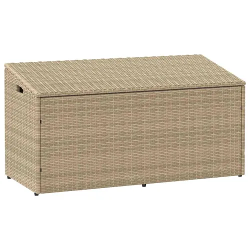 Vrtna kutija za pohranu bež 110x50x58 cm poli ratan - Bež 110 x 50 x 58 cm Bež 110 x 50 x 58 cm Cijena