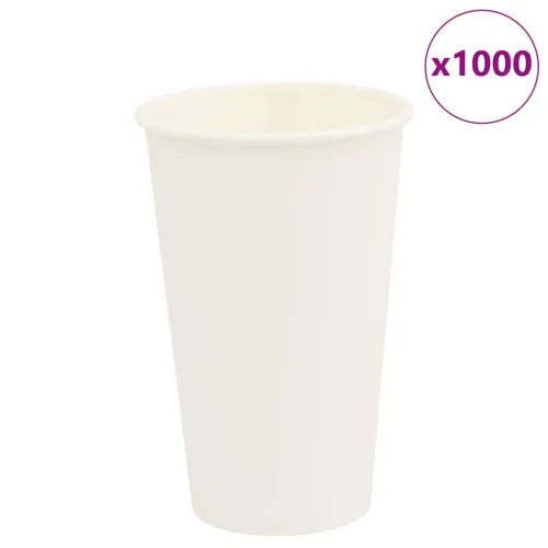 papirnate šalice za kavu 1000 kom 16 oz 400 ml bijele - 1 400 ml 400 ml Cijena