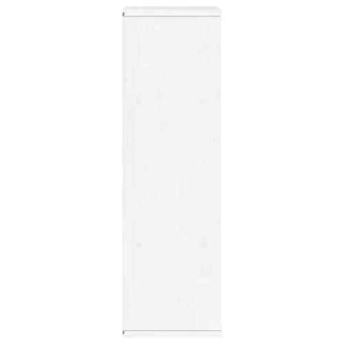 Bočni ormarić s ladicama ODDA bijeli 40x24x79 cm puno drvo bor - Bijela 1 s 2 ladice Bijela Cijena