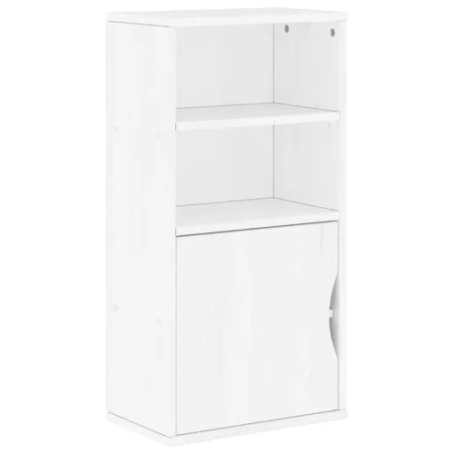 Bočni ormarić ODDA bijeli 40x24x79 cm puno drvo bor - Bijela 1 S 1 vratima Cijena