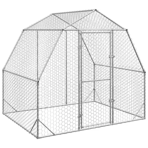 Chicken Run 2,5x2x2,25 m pocinčani čelik - 2.5 x 2 x 2.25 m Bez krova 2.5 x 2 x 2.25 m Bez krova Cijena