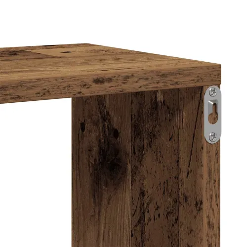 Zidna polica staro drvo 104x20x58,5 cm konstruirano drvo - Staro drvo Cijena