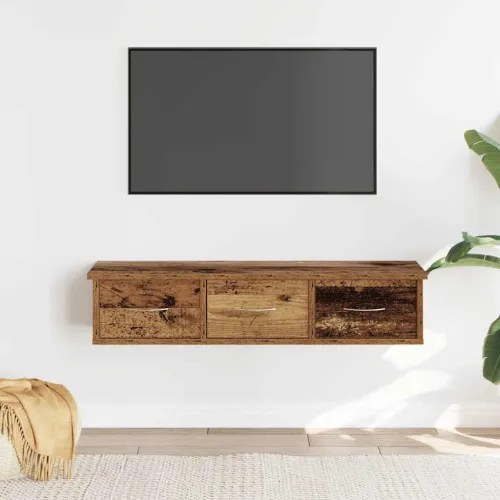 Zidni ormarić staro drvo 88x26x18,5 cm konstruirano drvo - Staro drvo 90 cm 1 1 Cijena