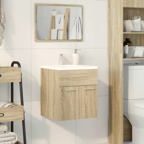 Kupaonski ormarić za Lavabo - Umivaonik sonoma hrast 41x38,5x46 cm - Sonoma hrast 41 x 38.5 x 46 cm Cijena