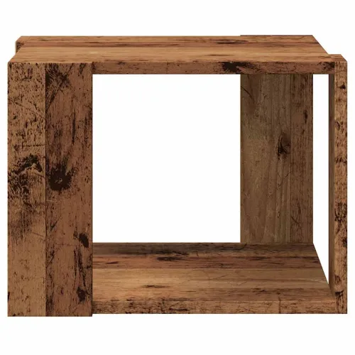 Stol za kavu staro drvo 40x40x30 cm konstruirano drvo - Staro drvo 40 x 40 x 30 cm Cijena