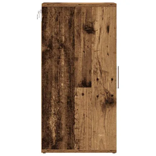 Ormarić za cipele staro drvo 32x35x70 cm konstruirano drvo - Staro drvo 32 x 35 x 70 cm Ormarić za cipele s vratima Cijena