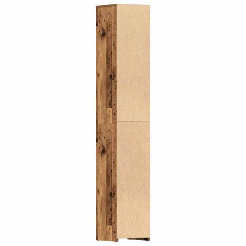 Kupaonski ormarić staro drvo 30x30x183,5 cm konstruirano drvo - Staro drvo S ručkom Cijena