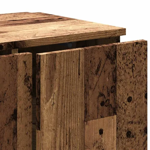 TV ormarić staro drvo 80x34x30 cm konstruirano drvo - Staro drvo 1 Cijena