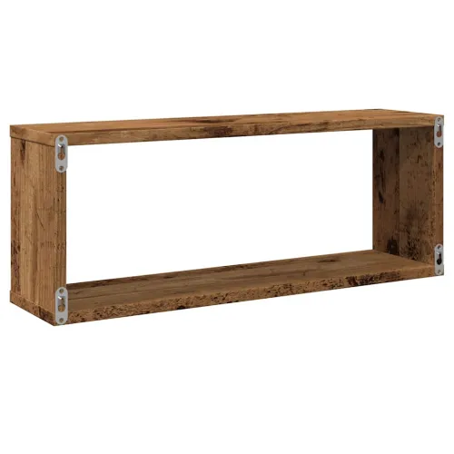 Zidne kockaste police 6 kom Staro drvo 60x15x23 cm - Staro drvo 60 x 15 x 23 cm 6 Cijena