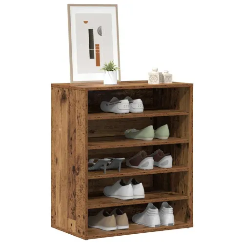 Ormarić za cipele staro drvo 60x35x70 cm konstruirano drvo - Staro drvo 60 x 35 x 70 cm shoe cabinet without door Cijena