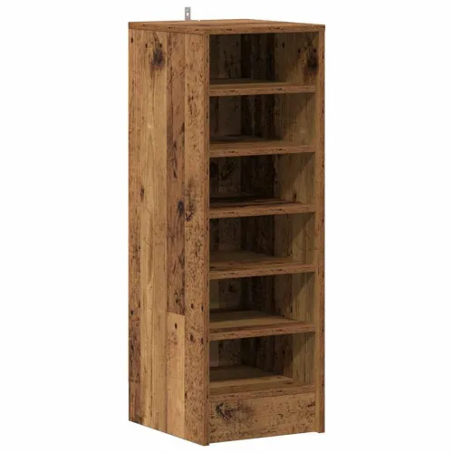 Ormarić za cipele staro drvo 32x35x92 cm konstruirano drvo - Staro drvo 32 x 35 x 92 cm shoe cabinet without door Cijena