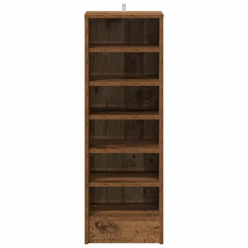 Ormarić za cipele staro drvo 32x35x92 cm konstruirano drvo - Staro drvo 32 x 35 x 92 cm shoe cabinet without door Cijena