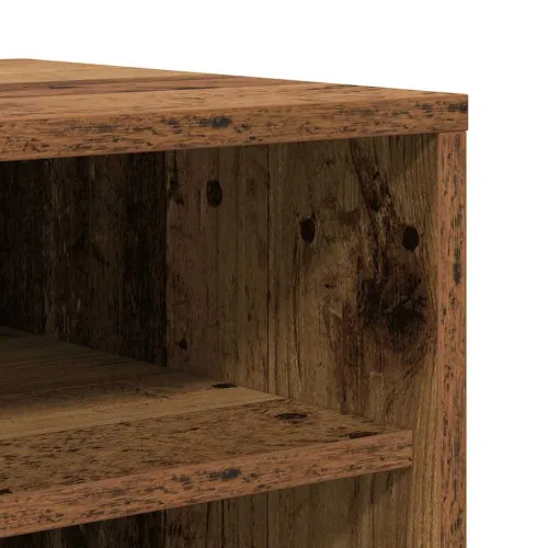 Ormarić za cipele staro drvo 32x35x92 cm konstruirano drvo - Staro drvo 32 x 35 x 92 cm shoe cabinet without door Cijena