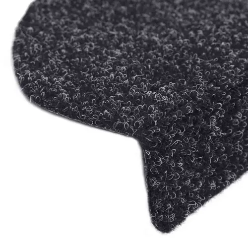 Prostirke za stepenice, samoljepljive, 20 kom, 65x21x4 cm, crne, poluokrugle, velike - Crna 65 x 21 x 4 cm 20 Cijena