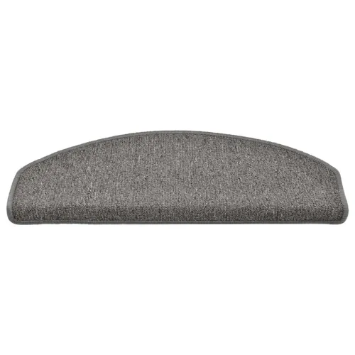 Prostirke za stepenice 30 kom 65x24x4 cm sive i crne poluokrugle velike - Siva i crna 65 x 24 x 4 cm 30 Cijena