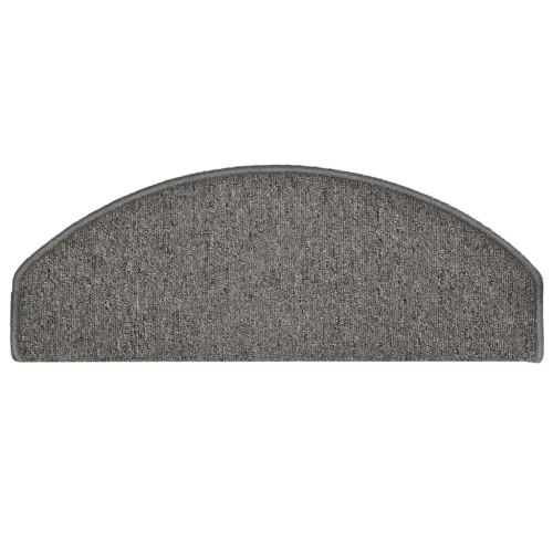 Prostirke za stepenice 30 kom 65x24x4 cm sive i crne poluokrugle velike - Siva i crna 65 x 24 x 4 cm 30 Cijena