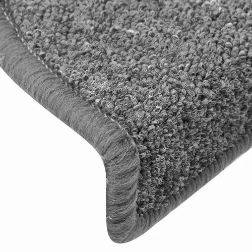 Prostirke za stepenice 30 kom 65x24x4 cm sive i crne poluokrugle velike - Siva i crna 65 x 24 x 4 cm 30 Cijena