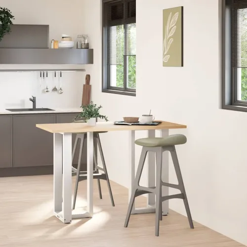 Noge za barski stol T-oblika 2 kom Bijele 40x35x(90-91) cm Čelik - Bijela 40 x 35 x (90-91) cm Cijena