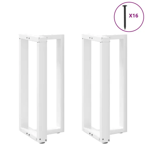 Noge za barski stol T-oblika 2 kom Bijele 40x35x(90-91) cm Čelik - Bijela 40 x 35 x (90-91) cm Cijena