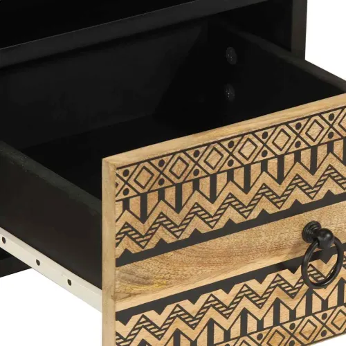 TV ormarić crni 70x33,5x46 cm Puno grubo drvo Mango Cijena