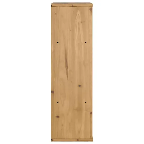 Bočni ormarić ODDA 40x24x79 cm puno drvo bor - Prirodna 1 S 2 vrata Prirodna Cijena