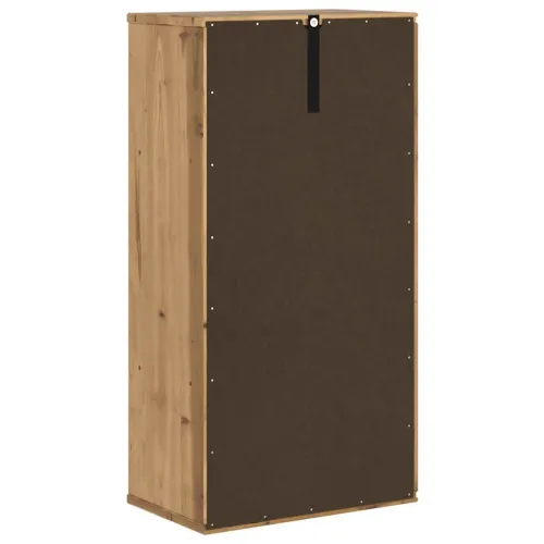Bočni ormarić ODDA 40x24x79 cm puno drvo bor - Prirodna 1 S 2 vrata Prirodna Cijena
