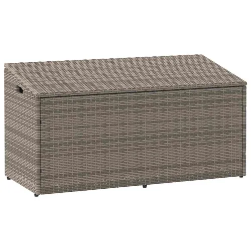 Vrtna kutija za pohranu siva 110x50x58 cm poli ratan - Siva 110 x 50 x 58 cm Siva 110 x 50 x 58 cm Cijena