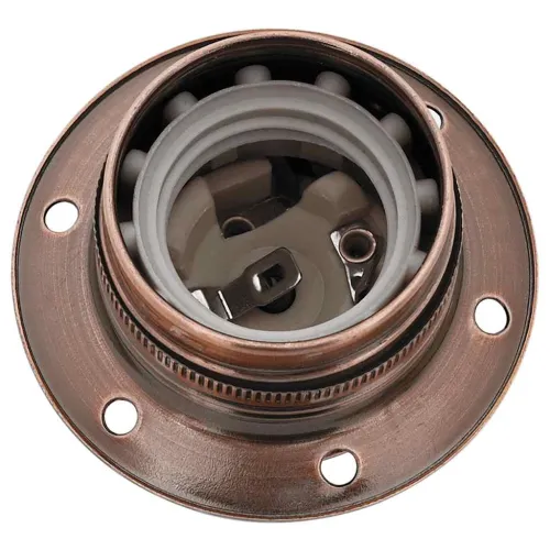 Grla za žarulje 2 kom crvena bronca E27 - crvena bronca 59 x 60 mm Cijena