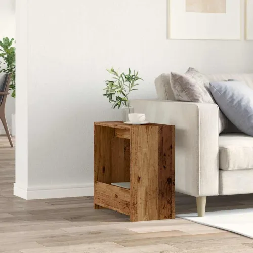 Pomoćni stol staro drvo 50x26x50 cm konstruirano drvo - Staro drvo Cijena