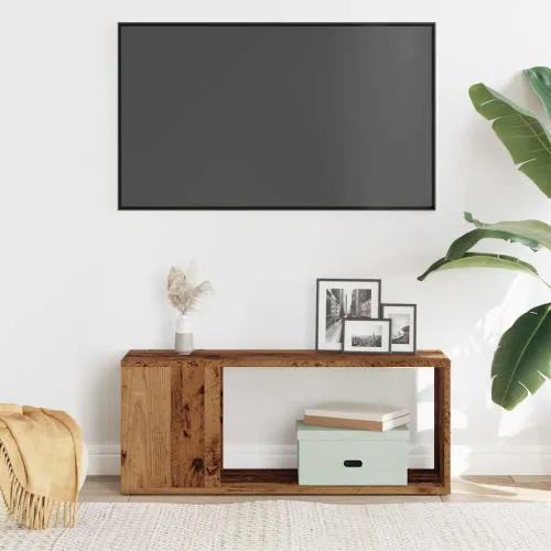 TV ormarić staro drvo 80x24x32cm konstruirano drvo - Staro drvo 80 x 24 x 32 cm 1 Cijena