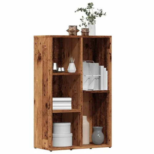 Ormarić za knjige staro drvo 50x25x80 cm konstruirano drvo - Staro drvo 1 Staro drvo Cijena