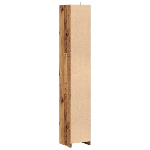 Kupaonski ormarić staro drvo 30x30x183,5 cm konstruirano drvo - Staro drvo Bez ručke Cijena