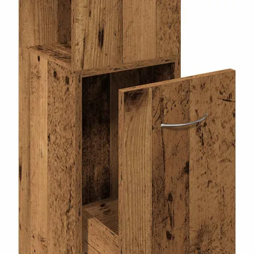 Kupaonski ormarić staro drvo 25x25x170 cm izrađeno drvo - Staro drvo Cijena