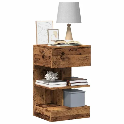 Noćni ormarić staro drvo 40x35x65 cm konstruirano drvo - Staro drvo 1 Staro drvo 1 Cijena