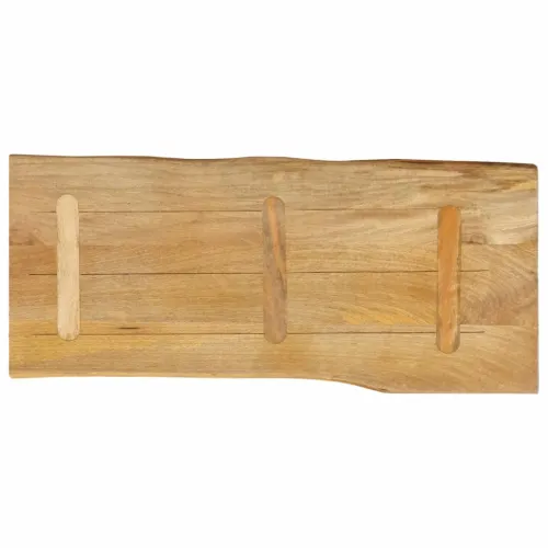 Stolna ploča 80x40x2,5 cm od masivnog drva manga sa živim rubom - Drvo manga (prirodno) 80 x 40 cm 25 mm Cijena