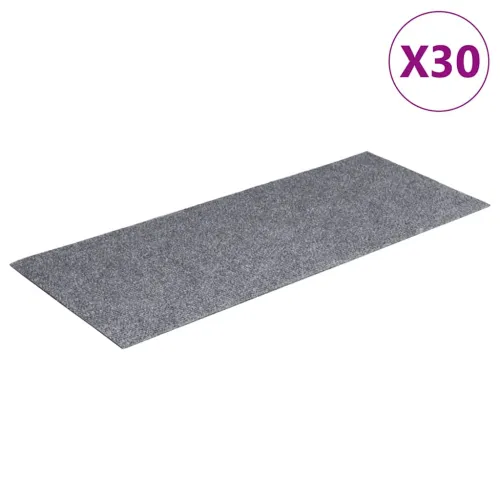 Prostirke za stepenice samoljepljive 30 kom 60x25 cm svijetlo sive pravokutne - Svjetlosiva 60 x 25 cm 30 Cijena
