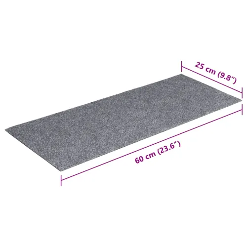 Prostirke za stepenice samoljepljive 30 kom 60x25 cm svijetlo sive pravokutne - Svjetlosiva 60 x 25 cm 30 Cijena