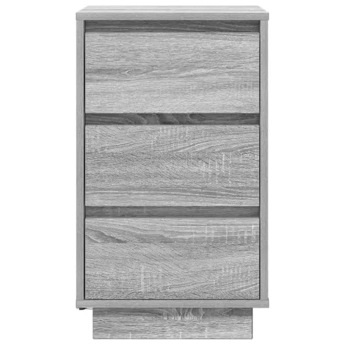 Noćni ormarić s LED svjetlima siva boja hrasta 38x34x65 cm - Sivi hrast sonoma 1 65 cm Cijena