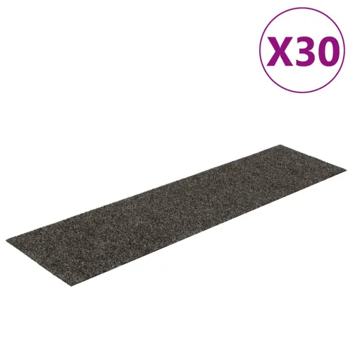 Prostirke za stepenice samoljepljive 30 kom 76x20 cm antracit pravokutne - Antracit 76 x 20 cm 30 Cijena