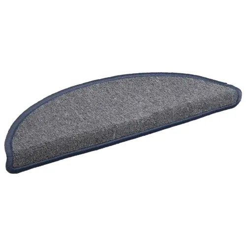 Prostirke za stepenice 30 kom 56x17x3 cm svijetlo sive i plave poluokrugle - Svjetlosiva i plava 56 x 17 x 3 cm 30 Cijena