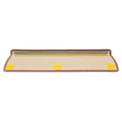 Prostirke za stepenice 30 kom 65x21x4 cm smeđe pravokutne rubove - Smeđa 65 x 21 x 4 cm 30 Cijena